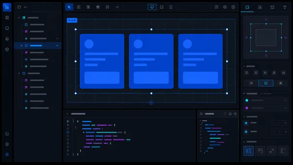 CSS Grid & Flexbox 동적 레이아웃 비주얼 빌더 - Layout Forge