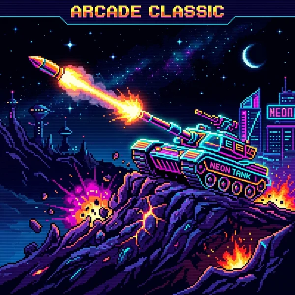 레트로 캐논 (Retro Cannons) - 무설치 포트리스 스타일 2D 도트 포격 대전 게임