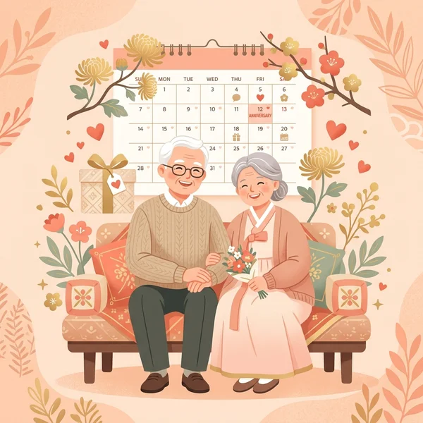 어르신 기념일 계산기 - 음력 생신 및 환갑·칠순·팔순 D-Day 계산기 썸네일