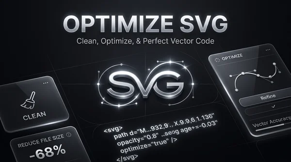 SVG 아이콘 클리닝 & 코드 최적화 스튜디오 - Sovereign Luxury Monochrome