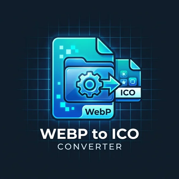WEBP to ICO 변환기 - 무료 온라인 파비콘 및 아이콘 제작 도구